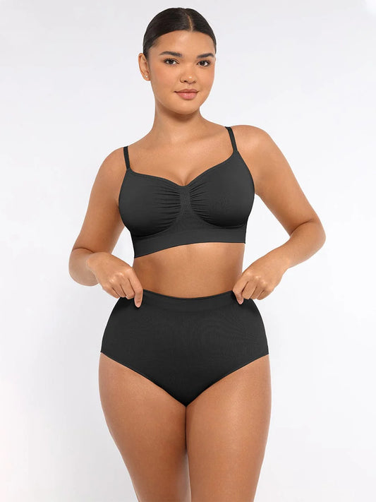 Curve Up High‑Waist Peach‑Hip Slip – Nahtlos mit Frische‑Schutz