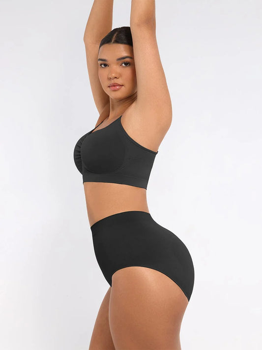 Curve Up High‑Waist Peach‑Hip Slip – Nahtlos mit Frische‑Schutz