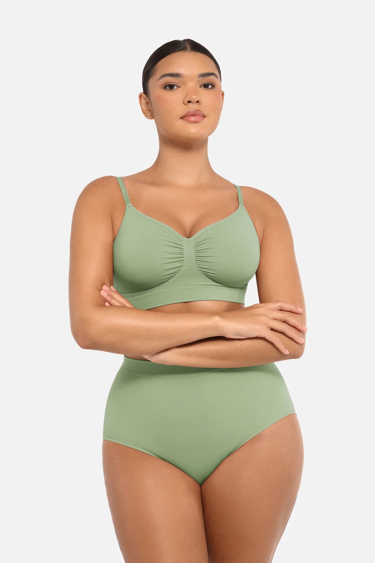 Curve Up High‑Waist Peach‑Hip Slip – Nahtlos mit Frische‑Schutz