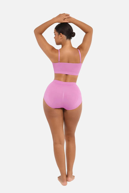 Curve Up High‑Waist Peach‑Hip Slip – Nahtlos mit Frische‑Schutz
