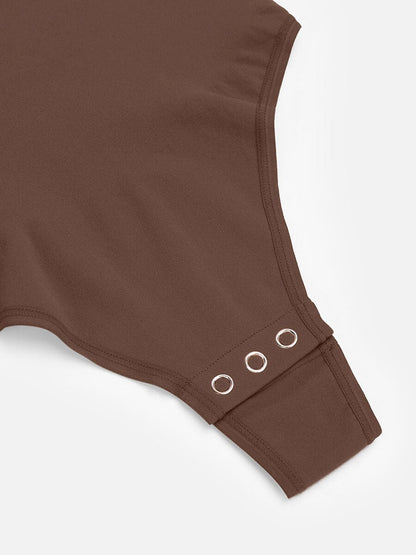 Curve Up Langarm‑Shaping‑Body – Nahtloser String‑Body mit Brust‑Support & Bauchkontrolle