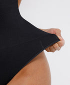 Curve Up - Tief‑V Shaping‑Body – Nahtloser String‑Body für Taille & Bauch
