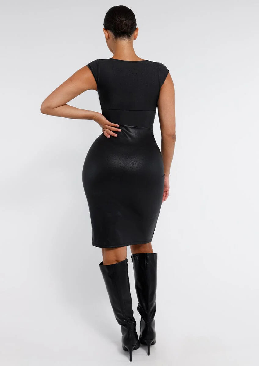 Curve Up - Tief‑V Shaping‑Body – Nahtloser String‑Body für Taille & Bauch