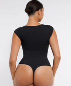Curve Up - Tief‑V Shaping‑Body – Nahtloser String‑Body für Taille & Bauch