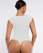 Curve Up - Tief‑V Shaping‑Body – Nahtloser String‑Body für Taille & Bauch