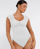 Curve Up - Tief‑V Shaping‑Body – Nahtloser String‑Body für Taille & Bauch