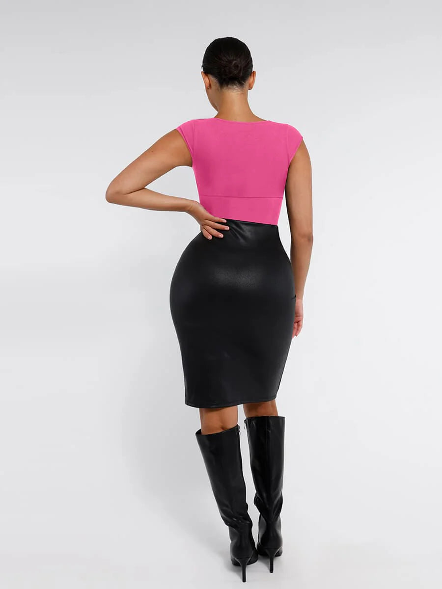 Curve Up - Tief‑V Shaping‑Body – Nahtloser String‑Body für Taille & Bauch
