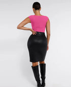 Curve Up - Tief‑V Shaping‑Body – Nahtloser String‑Body für Taille & Bauch