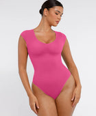 Curve Up - Tief‑V Shaping‑Body – Nahtloser String‑Body für Taille & Bauch